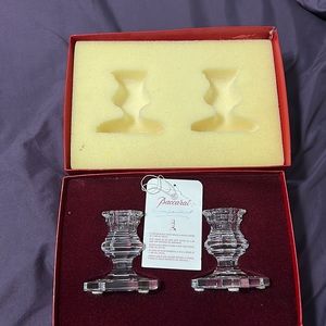 Baccarat crystal regence candle stick holder